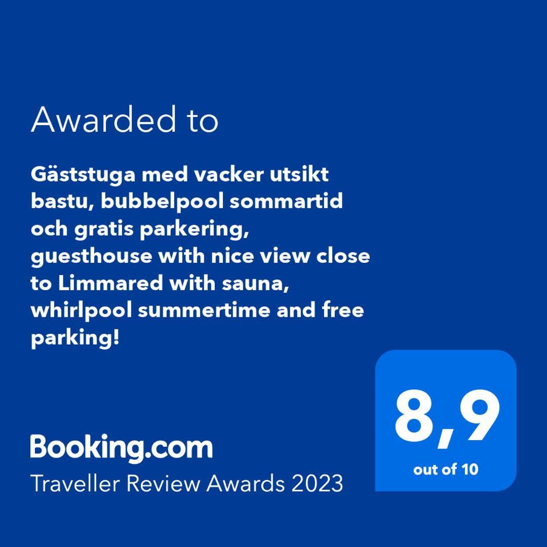 Gaeststuga I Vacker Natur, Bastu, Bubbelpool Sommartid Och Gratis Parkering Naera Ulricehamn Och Lassalyckan, Guesthouse With Nice View With Sauna And Free Parking Close To Dalsjoefors And Fishing Boras Luaran gambar